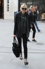 FEARNE COTTON Arrives at BBC Radio 1 Studios in London