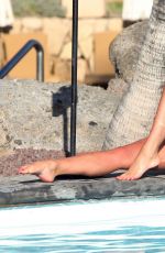 FERNE MCCANN in Bikini at a Pool in Spain