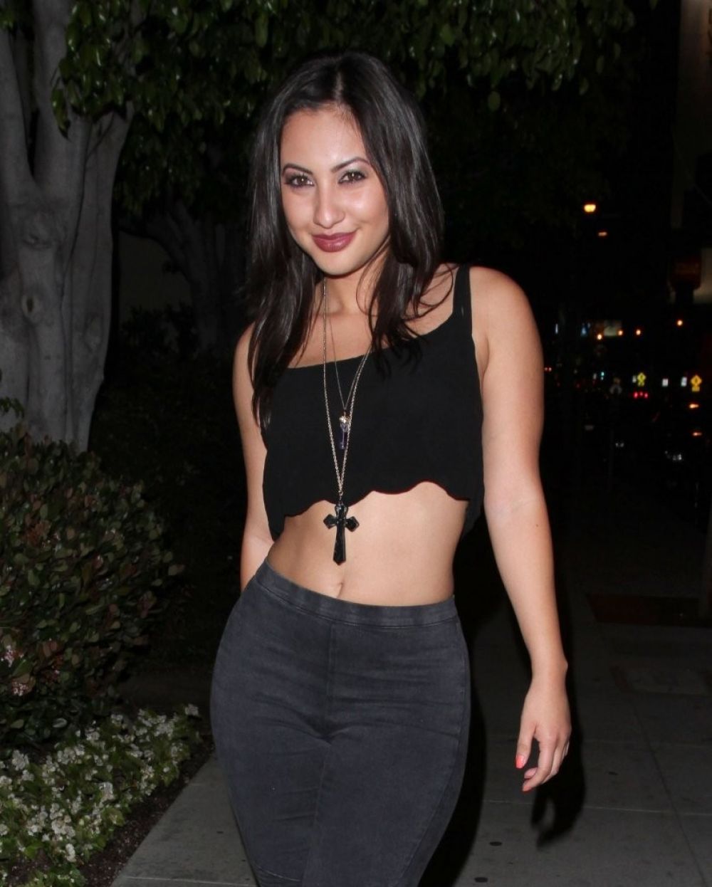 FRANCIA RAISA Leaves 1 Oak in West Hollywood FRANCIA RAISA Leaves 1 Oak in West Hollywood