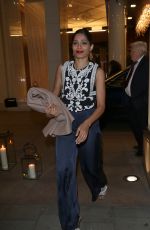 FREIDA PINTO Leaves Her Hotel in Munich