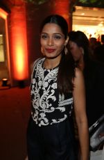 FREIDA PINTO Leaves Her Hotel in Munich