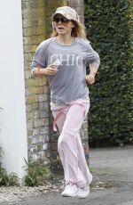 GERI HALLIWELL Out Jogging in Hampstead