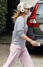 GERI HALLIWELL Out Jogging in Hampstead