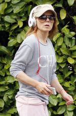 GERI HALLIWELL Out Jogging in Hampstead