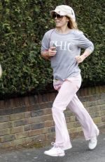 GERI HALLIWELL Out Jogging in Hampstead