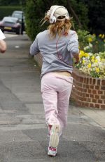 GERI HALLIWELL Out Jogging in Hampstead