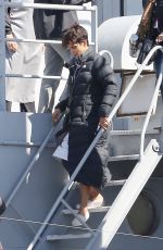 HALLE BERRY on the Set of Extant