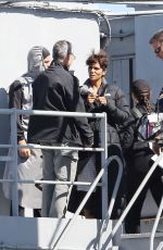 HALLE BERRY on the Set of Extant