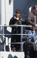 HALLE BERRY on the Set of Extant