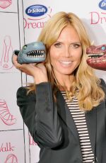 HEIDI KLUM at Dr. Scholl