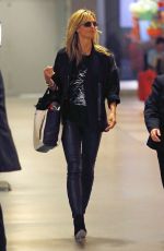 HEIDI KLUM at JFK Airport in New York