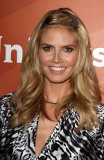 HEIDI KLUM at NBC Universal Summer Press Day