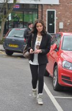 HELEN FLANAGAN Out and About in Alderley Edge in Cheshire