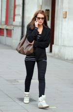 HELEN FLANAGAN Out and About in London