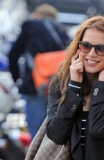 HELEN FLANAGAN Out and About in London