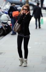 HELEN FLANAGAN Out and About in London