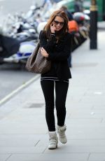 HELEN FLANAGAN Out and About in London