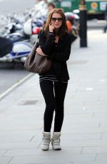 HELEN FLANAGAN Out and About in London