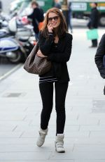 HELEN FLANAGAN Out and About in London