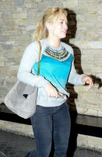 HILARY DUFF ArrivEs at Casa Vega in Sherman Oaks