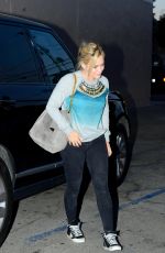 HILARY DUFF ArrivEs at Casa Vega in Sherman Oaks