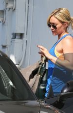 HILARY DUFF Arrives at the Gym in Studio City 2104