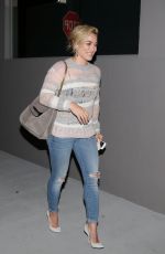 HILARY DUFF at Crossroads Restaurant in West Hollywood