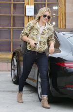 HILARY DUFF in Tight Jeans Out in Beverly Hills