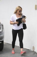 HILARY DUFF in Tights Out in Los Angeles 1804