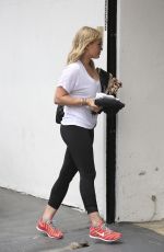 HILARY DUFF in Tights Out in Los Angeles 1804