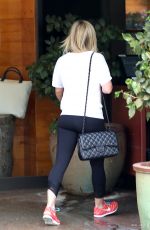 HILARY DUFF in Tights Out in Los Angeles 1804