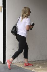 HILARY DUFF in Tights Out in Los Angeles 1804