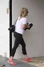 HILARY DUFF in Tights Out in Los Angeles 1804