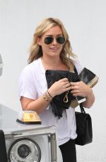 HILARY DUFF in Tights Out in Los Angeles 1804