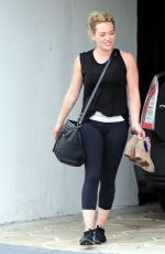 HILARY DUFF Leaves a Gym in West Hollywood 2504
