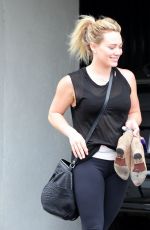 HILARY DUFF Leaves a Gym in West Hollywood 2504