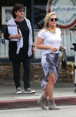 HILARY DUFF Leaves LA Conversation Cafe in West Hollywood
