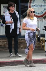 HILARY DUFF Leaves LA Conversation Cafe in West Hollywood