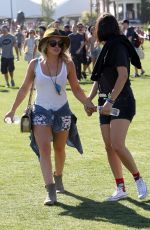 HILARY DUFF Out and About at Coachella