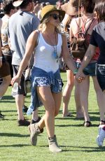 HILARY DUFF Out and About at Coachella
