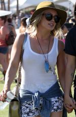 HILARY DUFF Out and About at Coachella