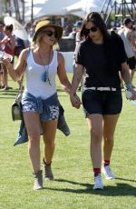 HILARY DUFF Out and About at Coachella