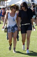 HILARY DUFF Out and About at Coachella