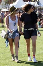 HILARY DUFF Out and About at Coachella