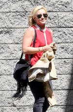 HILARY DUFF Out and About in Beverly Hills