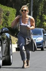 HILARY DUFF Out and About in Woodland Hills