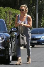 HILARY DUFF Out and About in Woodland Hills