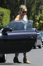 HILARY DUFF Out and About in Woodland Hills