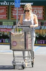 HILARY DUFF Shopping at Whole Foods in Studio City