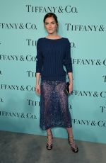 HILARY RHODA at Tiffany Debut of 2014 Blue Book in New York